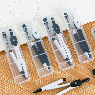 Metal compasses students junior high school students examination mathematics stationery suit professional drawing design small compasses lead