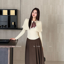 LS述致高品质设计感毛衣针织衫女2025冬季新款高级感女装上衣6930