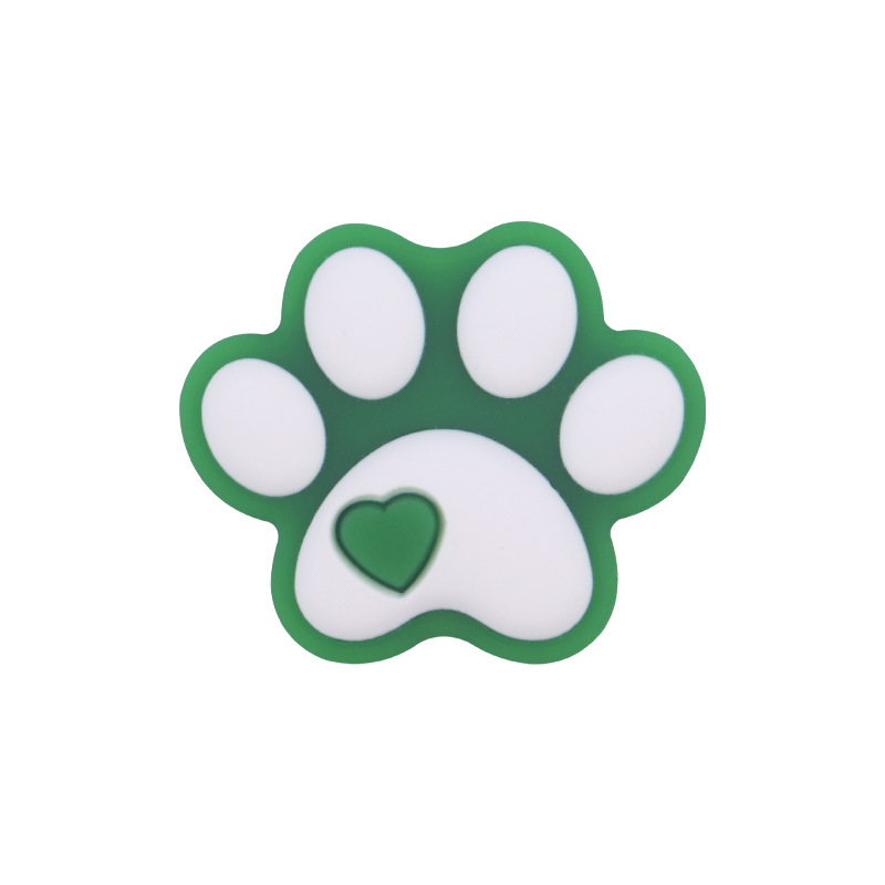 Nuevo bebé suministros de dibujos animados perro garra pequeña mordedor creativo DIY bebé molar pezón cadena anti-gota accesorios de cadena