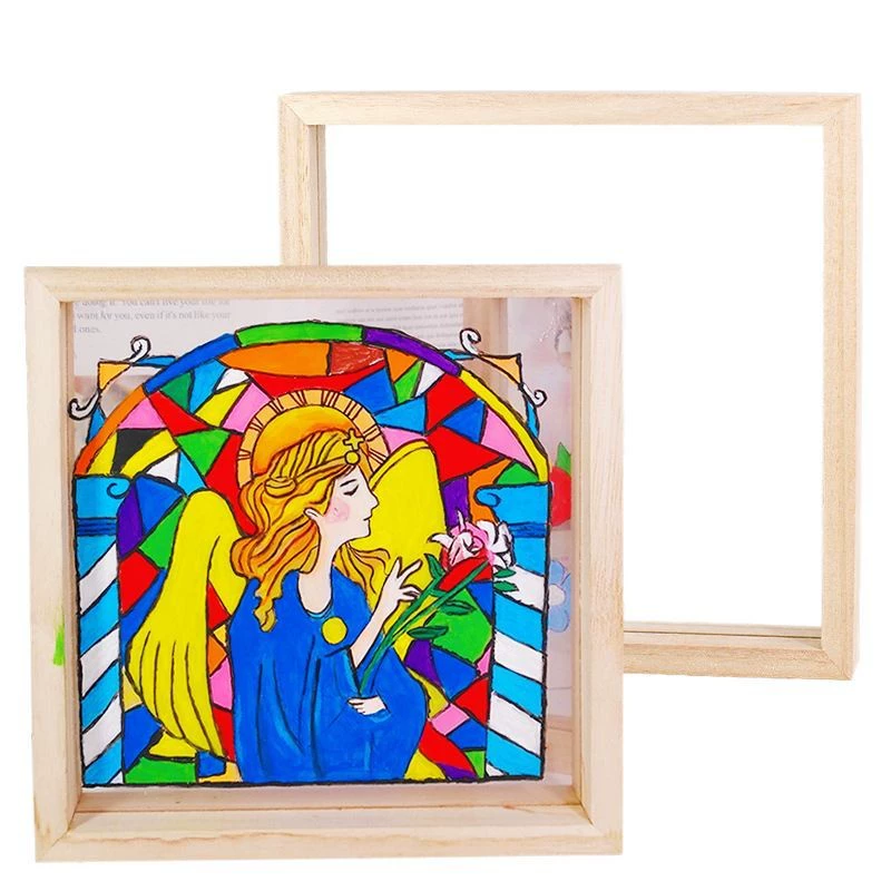 Аcrylic glass фото рамка, DIY, ручная покраска, граффити
