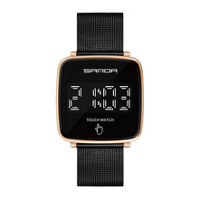 三达SANDA多功能触屏LED电子运动手表学生时尚网带防水手表8009