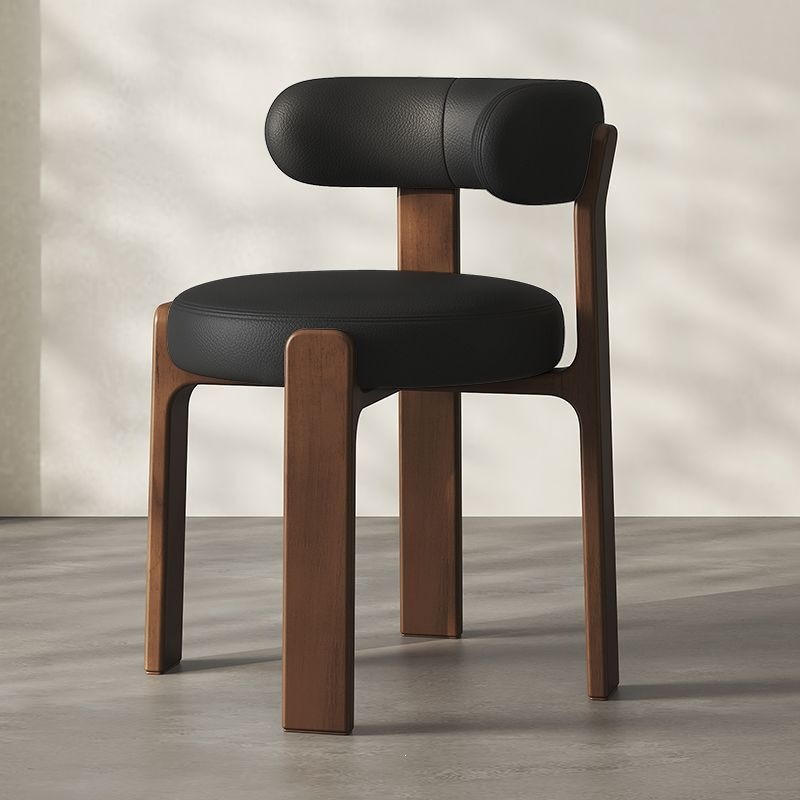 Silla de respaldo de madera moderna de lujo ligera silla de diseño de tela silla de comedor de hotel
