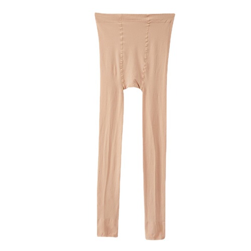 Spring and Autumn Style Women's Thin Velvet 120D Stockings, Rich Lady's Skin-Colored Base Leggings, Plus Size Up to 250 Jin for Chubby Ladies—Pantyhose