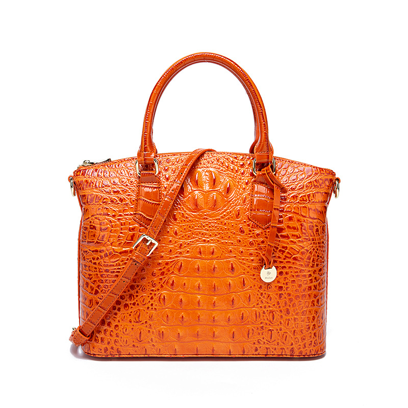 Crocodile Brahman 3D Neue Handtasche aus echtem Leder für Damen Doukuai Live Broadcast Organization_voghion.com