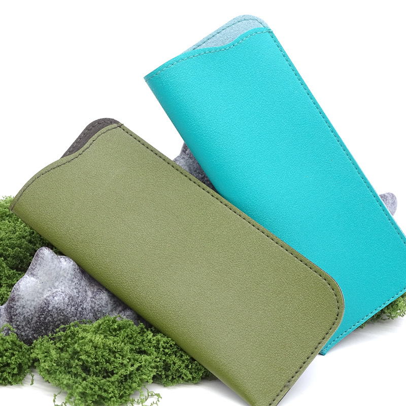 28g Weight Glasses Pouch Classification Pu Leather Material Solid Color Pattern Unisex Gender Simple Style Style Simple Style Solid Color Pu Leather Unisex Glasses Pouch 3