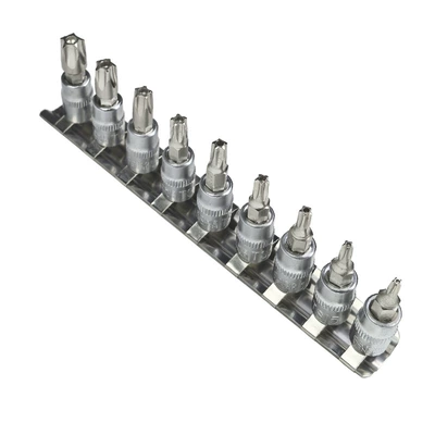 Special internal five-flower wrench for automobile repair 9-piece 5-angle hollow star airbag engine computer wrench (Mühərrik alətləri) - 9-piece-set-of-5-angular-hollow-sockets