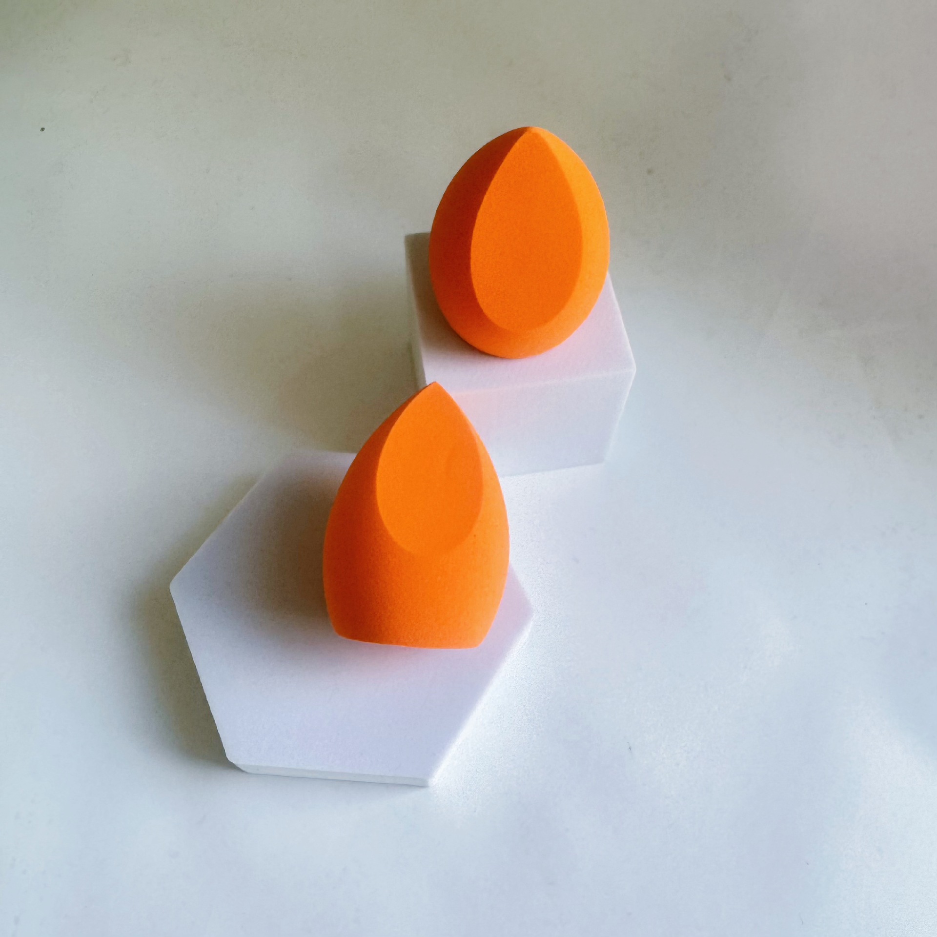 Maquillaje de color huevo de belleza esponja ultra suave gota de agua de calabaza de maquillaje oblicuo cojín de aire polvo de polvo de agua de remojo de polvo gran huevo de maquillaje image 7