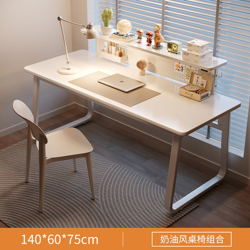 Escritorio dormitorio estudiante estudio escritura mesa de aprendizaje crema estilo hogar simple escritorio de la computadora mesa de oficina