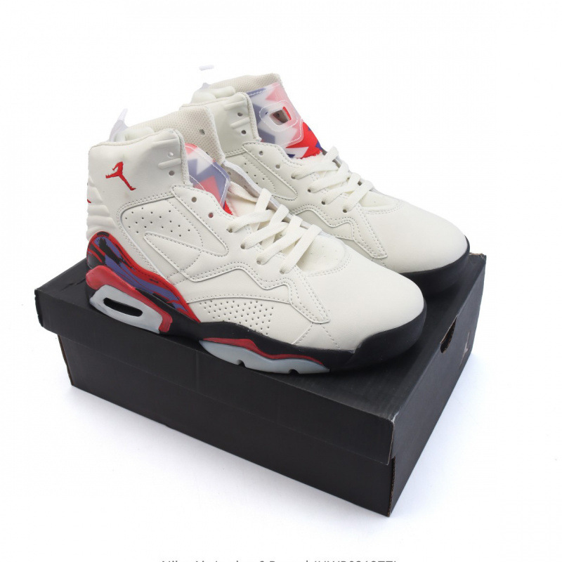 Comercio exterior J puro original Pumpman MVP zapatos de baloncesto para hombres zapatos deportivos casuales para mujeres AJ6 con suela gruesa almohadilla de aire zapatos de moda