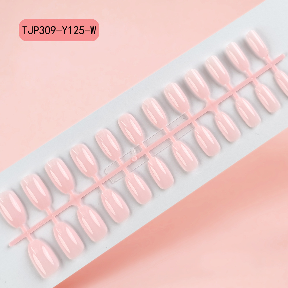 Parche de uñas postizas trapezoidales de ballet largo sin aceite