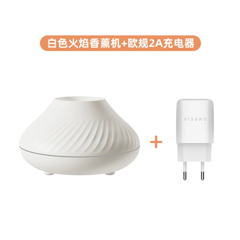 Ultrasonic Aroma Diffuser DQ701, Flame Light Effect, 180 ml Water Tank, USB Type‑C