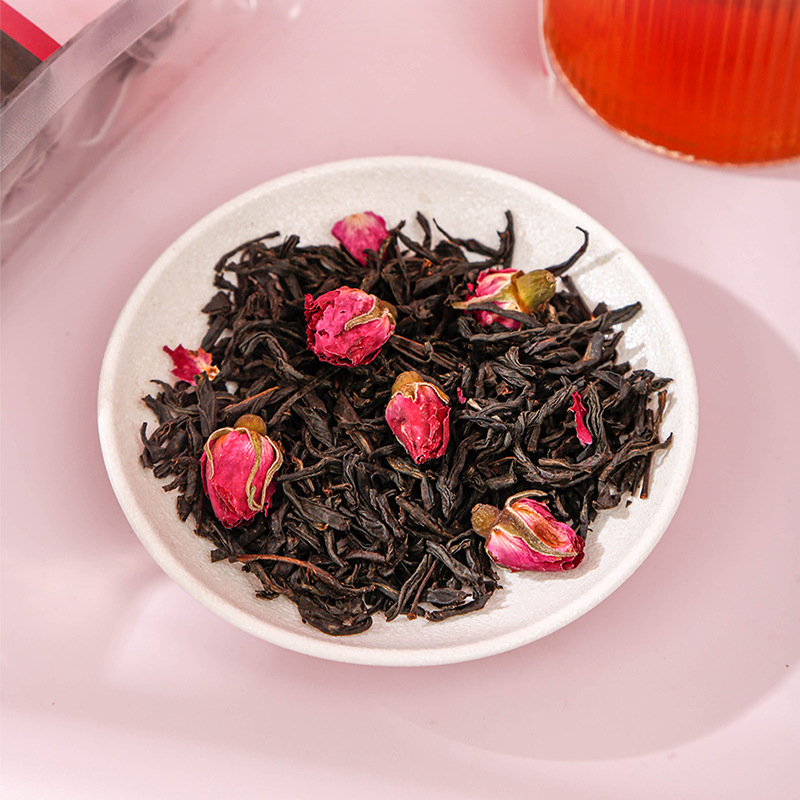 Bulk wholesale and dropshipping of Chenhua Yuan Rose Black Tea Fruit Tea Large-Spec Rose Flavor Tea Triangle Pack