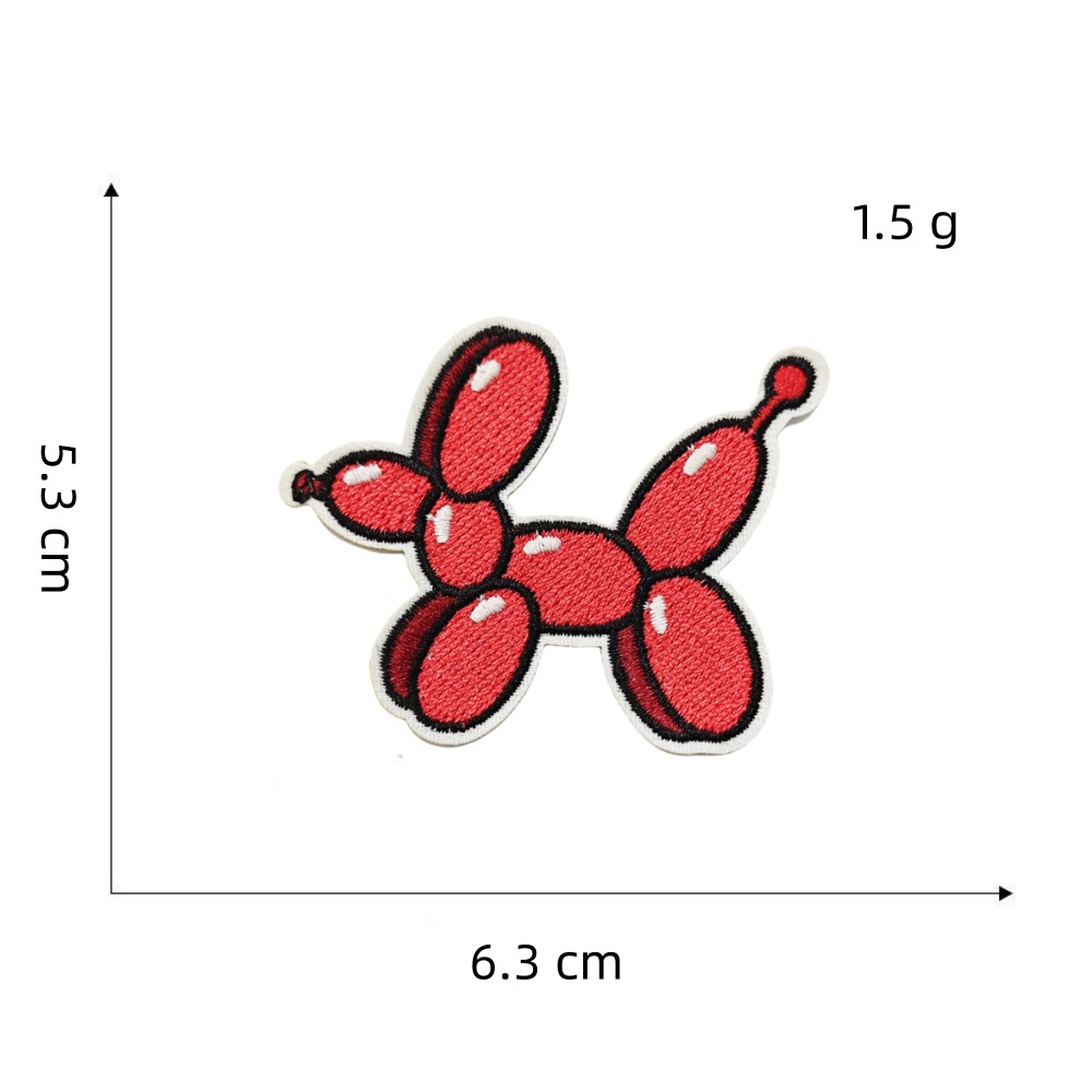 红色系列布贴16#