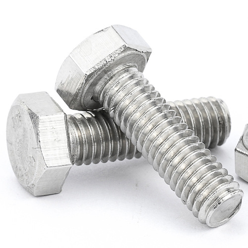 304 stainless steel external hexagonal screws full thread external hexagonal bolts hexagonal head screw fasteners M6/M10/M12