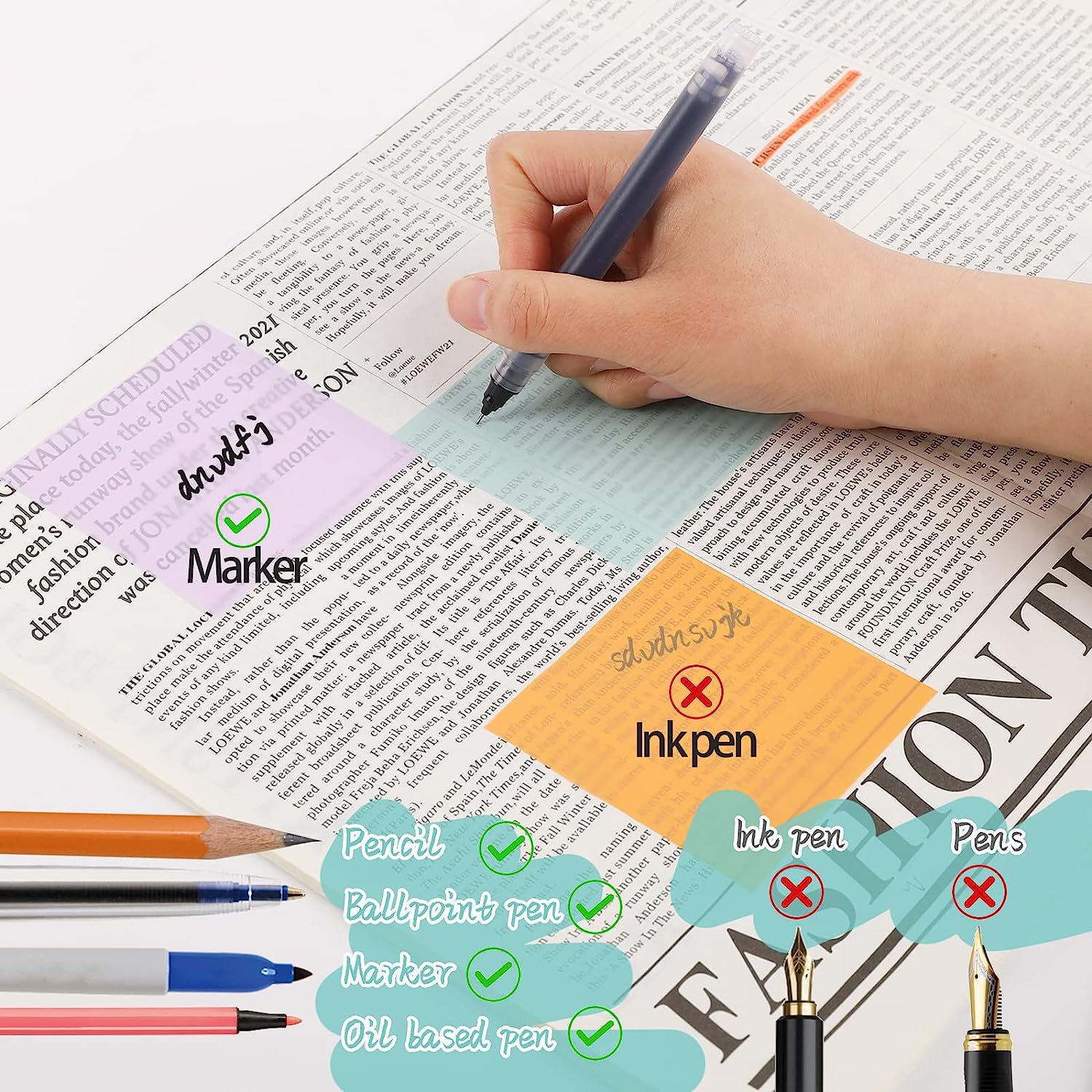 Yuedduo tamaño morandi serie transparente nota adhesiva ins pegajoso lindo estudiante nota en stock al por mayor