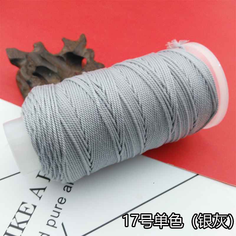 手もみ綿の糸の大きい巻きの綿の縄の多色のグラデーションのストランドのdiyの手の編みのブレスレットのネックレスの文はロープのチベット式を遊びます。|undefined