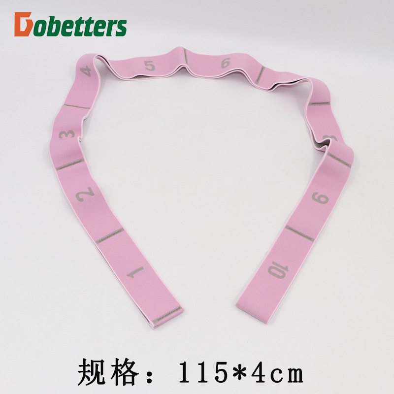 Multi-segmento de corrección de la banda digital de crisantemo cuerda de fitness yoga Danza Latina banda elástica banda de estiramiento posición número de banda