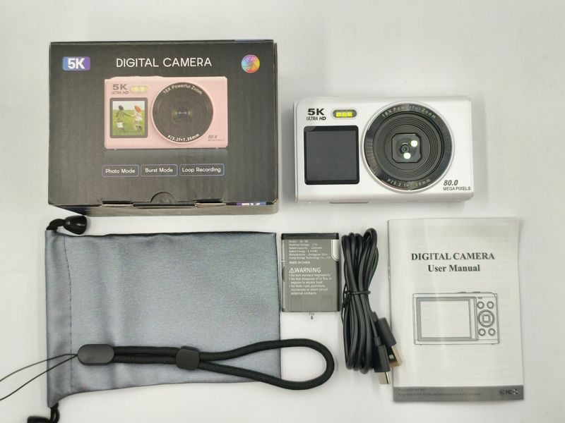 クロスボーダー 8000 万 ccd 高精細デジタルカメラ学生パーティーデュアルスクリーン selfie WiFi カメラ 5K カメラ|undefined