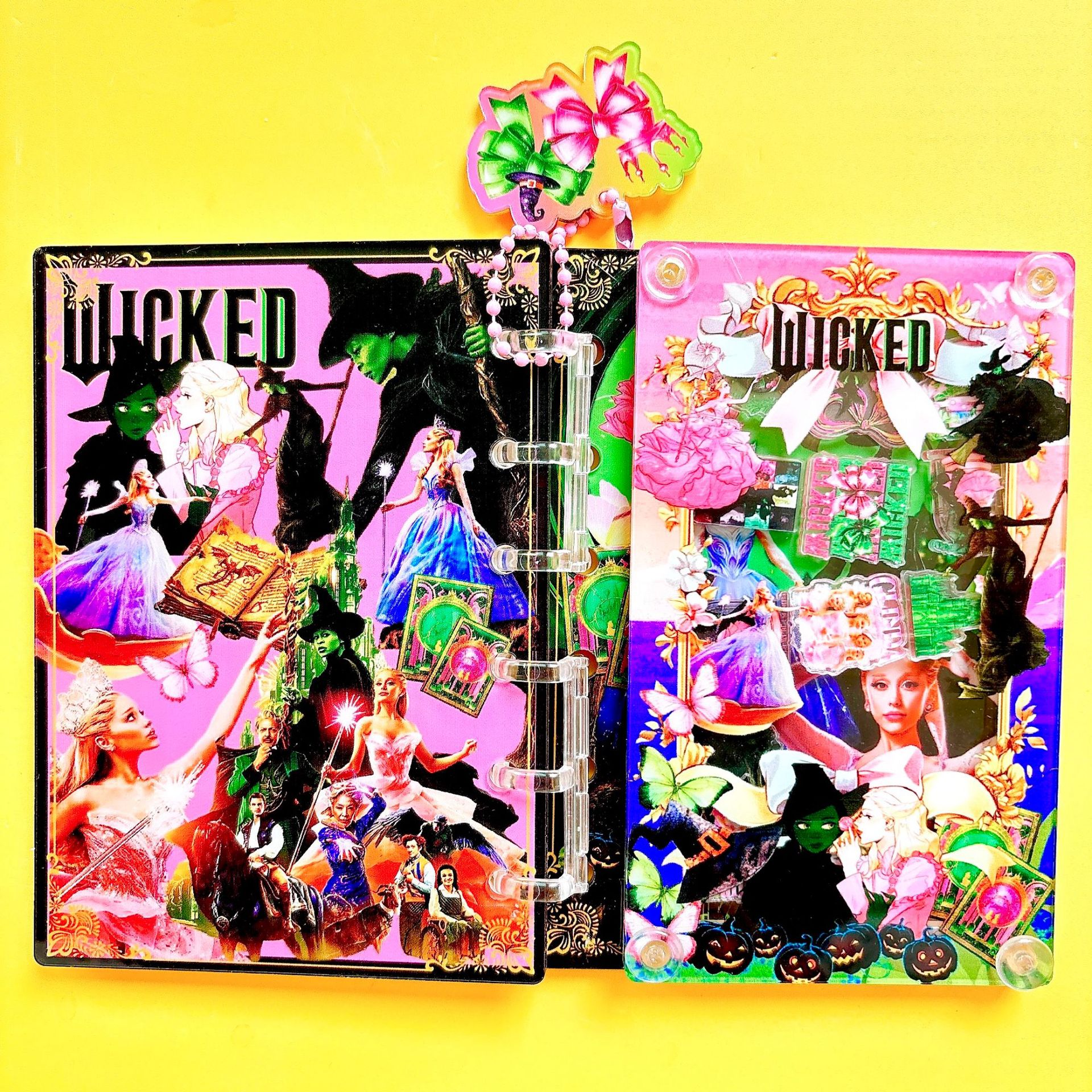 54種類の揺れるアクリルノート、クロスボーダーで人気のTikTokで話題の美しいルーズリーフノート、DIY A7/A5