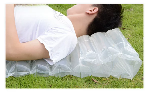 Japanese-Style Disaster Relief Air Mattress, Disaster Prevention Supplies, Simple Moisture-Proof Air Cushion, Outdoor Single Inflatable Cushion Does Not Contain Air