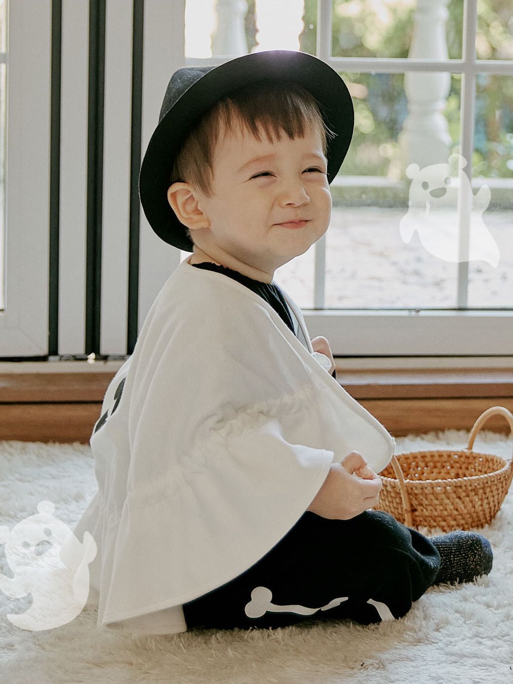 25 conjuntos de ropa para bebé con temática de Halloween, pelele con estampado de calavera estilo Instagram, vestido festivo para bebé, conjunto de manga larga