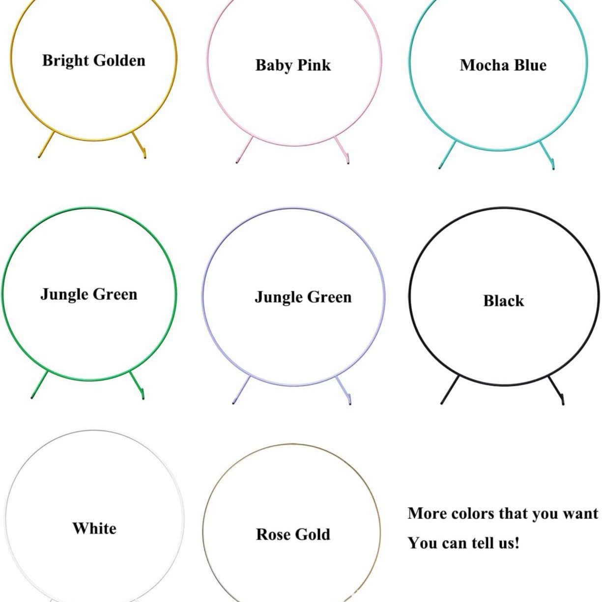 Anillo de boda globos arco estante de flores fondo hierro forjado un solo poste puerta de flores estante de escenario adornos circular props de boda