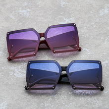 2024新款大框太阳镜女时尚搭配墨镜跨境外销款眼镜防紫外线太阳镜