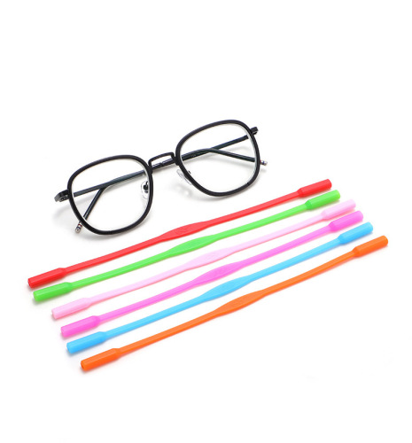 Children's silicone glasses strap sports glasses fixed anti-slip sleeve anti-drop strap string sports running glasses anti-drop