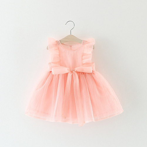 Summer Viral Thick Children's Clothing  Girls' Baby Stylish Cute Summer Skirt Children's 4 Fashion 3-Year-Old Princess Dress Dropshipping