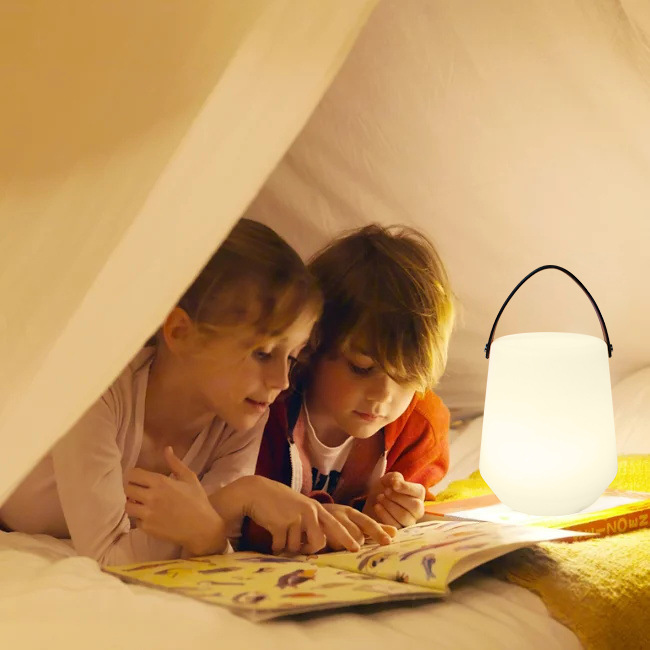 Transfronterizos LED lámpara de mano camping luz de jardín luz de atmósfera dormitorio sensación avanzada lámpara de mano noche lámpara de escritorio
