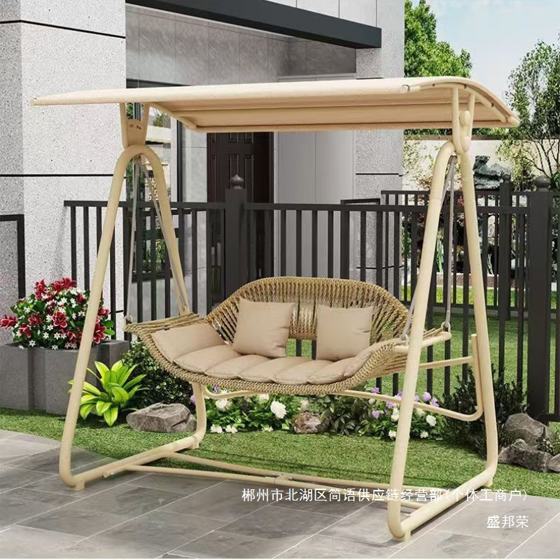 Fábrica directa al aire libre columnas sillas de suspensión villa patio terraza terraza terraza residencial sillón en línea al aire libre