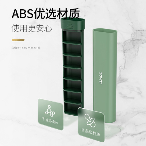 Portable medicine box for repacking, seven-day storage box, small medicine box, portable storage, repacking box, pill box moisture-proof