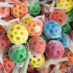 genuine goods Explosive Elastic Ball Pinch Music Decompression Toy Solid Foaming Ball High Elastic Porous Ball PU Colorful Decompression Ball