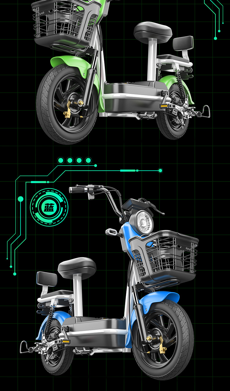New Electric Vehicle Small Electric Bicycle Parent-child Transport