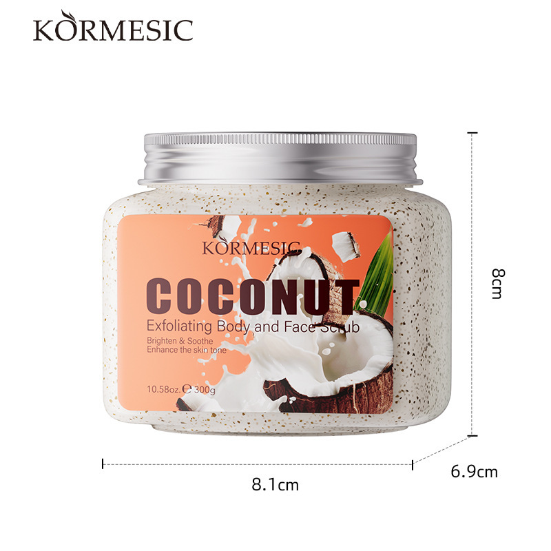 KORMESIC跨境磨砂Body scrub cream芦荟身体磨砂膏批发|undefined