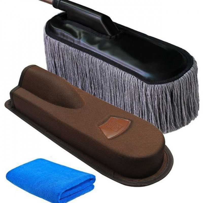 그레이 업그레이드 왁스 브러쉬 [접이식] + 수건 + 천 상자✓✓