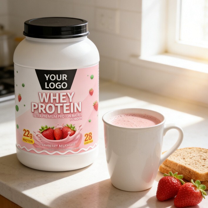 Cross-Border Hot-Selling Product Whey Protein Powder for Sports and Fitness, Factory Wholesale, Available for Oem