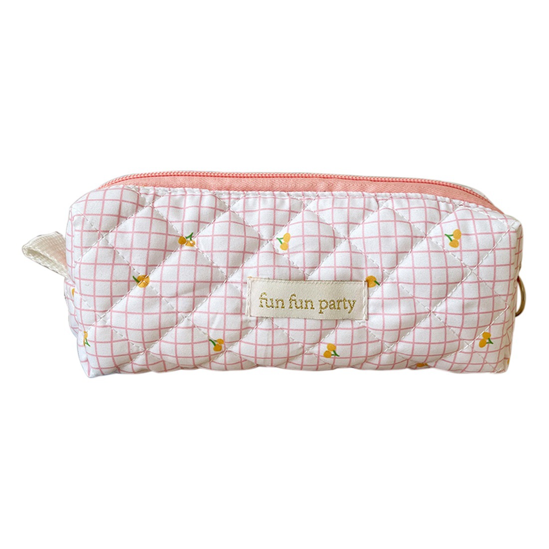 Estilo Coreano fresco de gran capacidad de la caja de lápiz del estudiante femenino caja de lápiz lindo suave bolsa de papelería bolso ocasional bolsa de almacenamiento