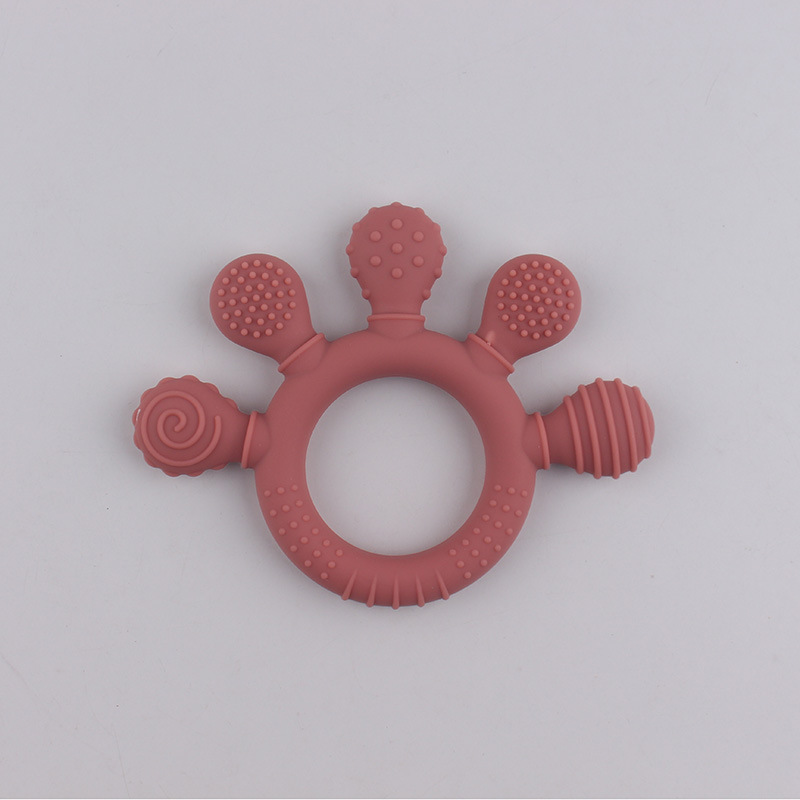 Amazon explosión material de silicona dentín de palma pequeña dientes molares resistentes a la comida mano de silicona mordida alegría tranquila campana