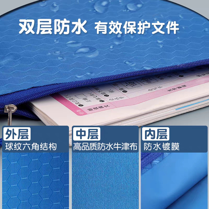 不计成本只为销量大量现货工厂直销防水加厚足球纹文件袋定制印刷|undefined