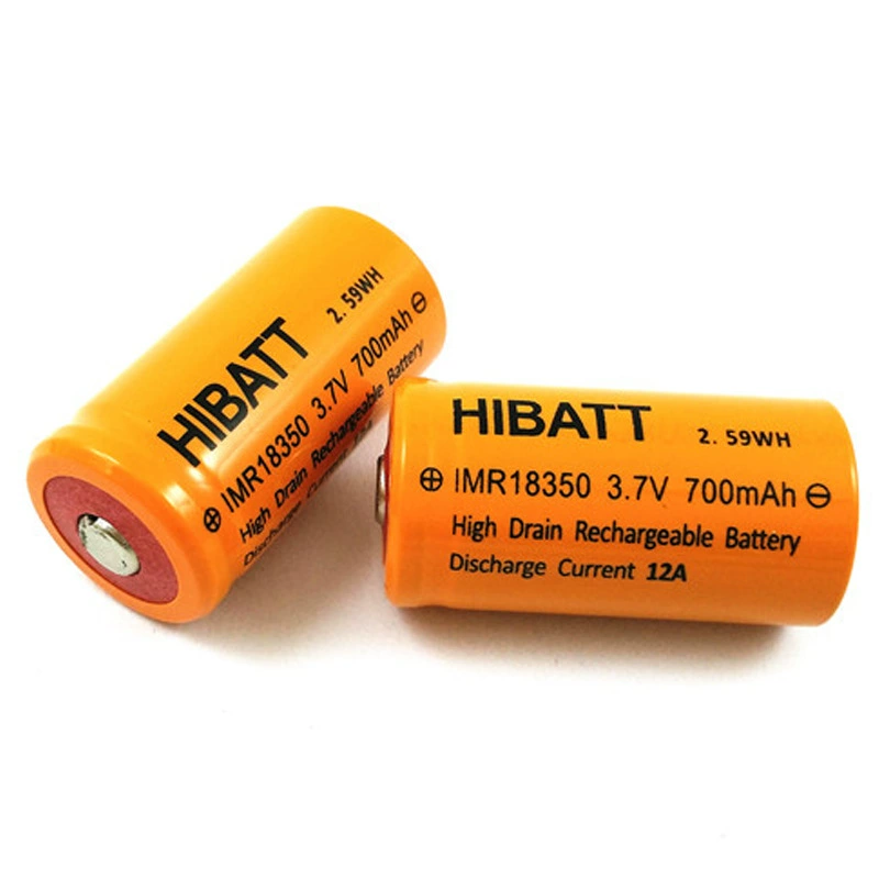 Hibatt 18350 1300mAh 25C литиевая батарея мощная 3.7V Сжатие чесночной машины Фруктовый стакан батарея