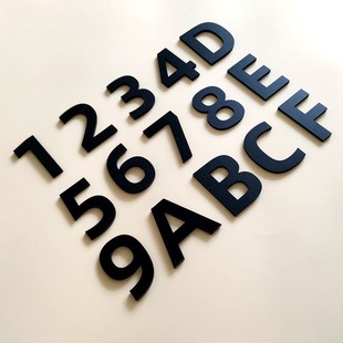 [Super Cost-Effective] Crystal Word House Number Digital Sticker Acrylic Refrigerator Sticker 3D Stereo Letter Magnetic Sticker