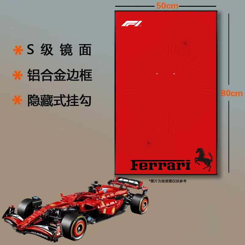 厚さ3.5CMの最新製品は、レゴ壁掛けビルディングブロックディスプレイフォトフレーム、メルセデスベンツAMGポルシェ吊り下げ額縁と互換性があります。