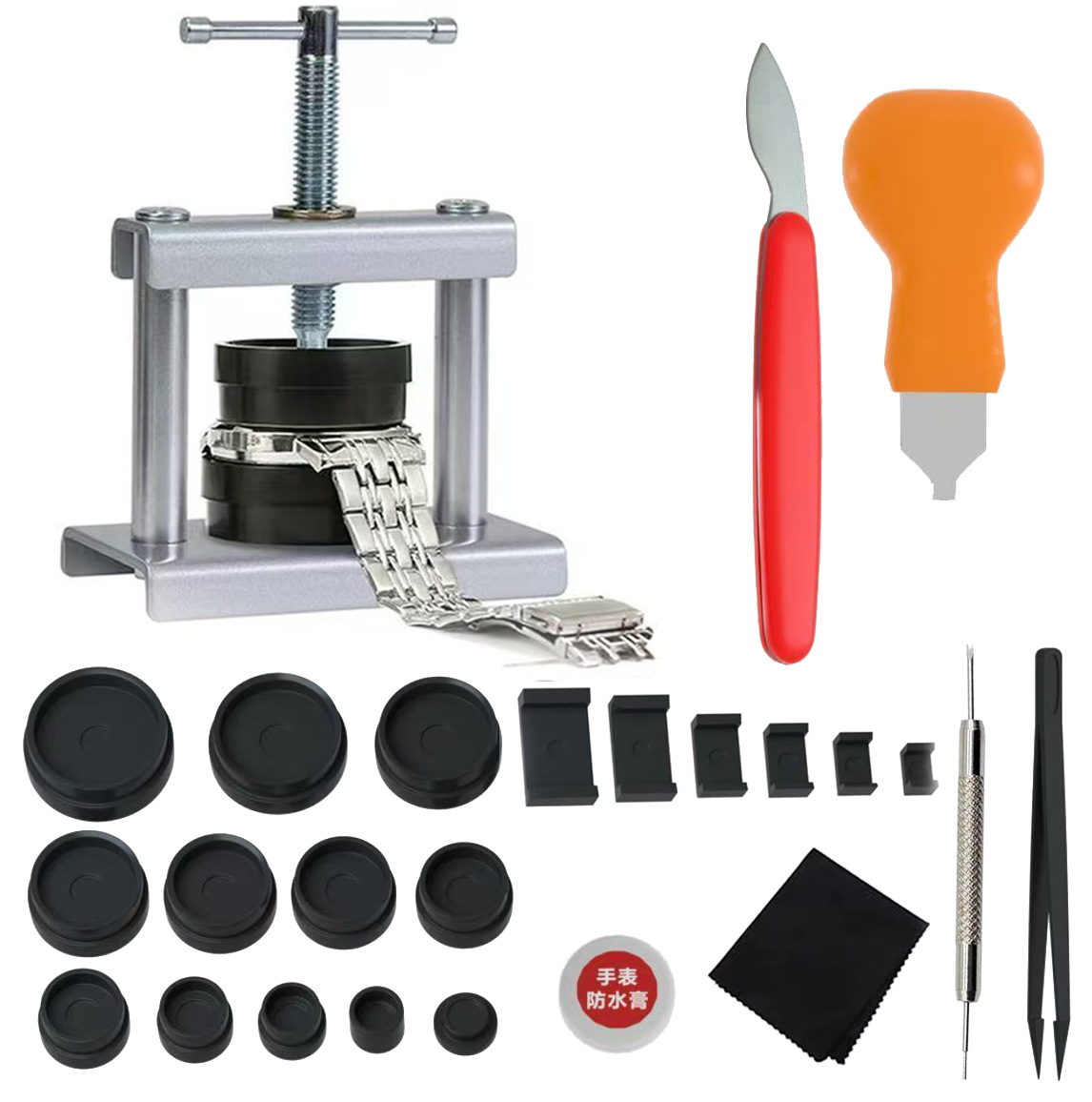 Watch repair tool capping machine set watch repair back cover capping machine watch capping device simple screw capping machine