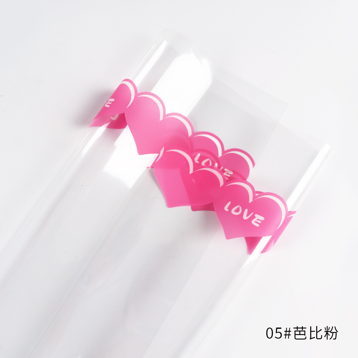 Flor partido 2024 nuevo celofán Flor de papel amor elementos textura color brillante fábrica