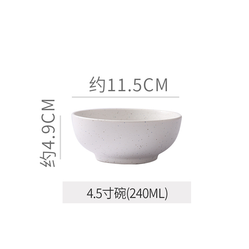 Plato de cerámica simple punto azul punto blanco conjunto de platos de platos de comedor occidental platos de cerámica de hotel con puntos