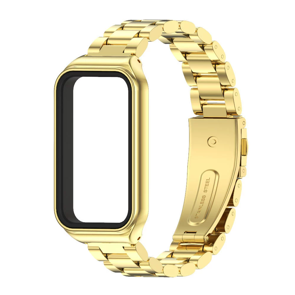 Совместимо с Amazfit Band 7 Huami браслет 5 лент металл три бусины Strite Magland Magnetic Magnetic Suffering