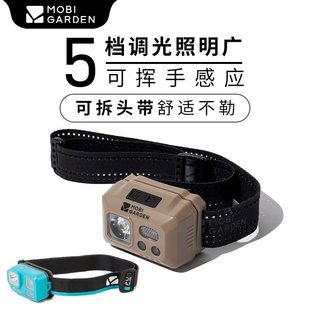 Induction Headlamp Outdoor Night Fishing Charging Led Long Endurance Head-Mounted Lighting Lamp for Hiking Climbing