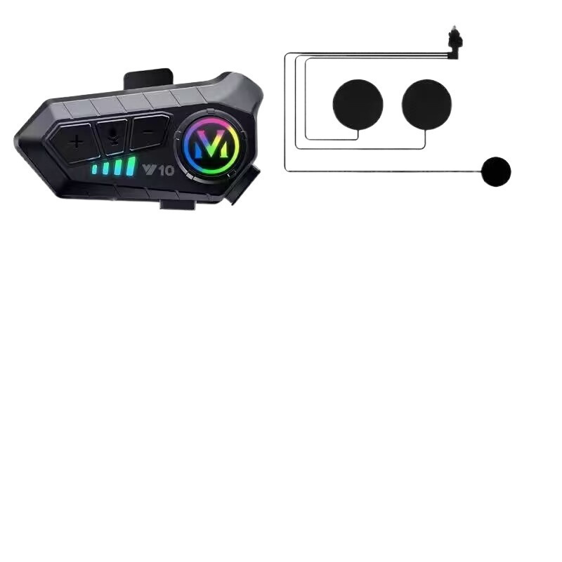 Casco auriculares bluetooth intercomunicación integrada impermeable motocicleta para llevar jinete casco completo medio casco alta calidad de sonido