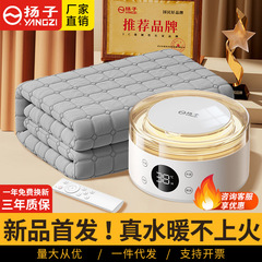 扬子水暖电热毯水循环不上火电褥子单人双人家用水热毯轻音水暖毯
